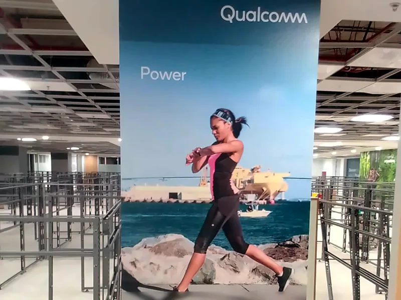 Printed graphic panel on a stand (UV Flatbed Printing)