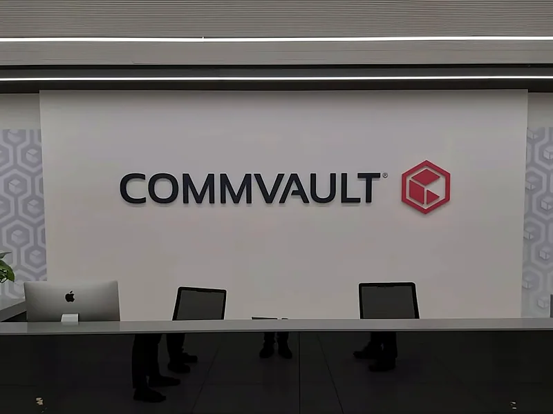Reception wall logo: Indoor Logo Signage